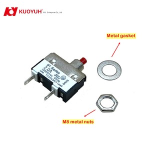 Protector de Sobrecarga con Botón de Reinicio Empotrado y Disyuntor Térmico para Equipos Electrónicos Industriales Serie 91 KUOYUH - Product Image 3