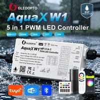 Contrôleur LED WiFi 5 en 1 Gledopto GL-C-801W, étanche IP67, contrôle par application Smart Life, variateur 5 canaux 15A 720W 50M