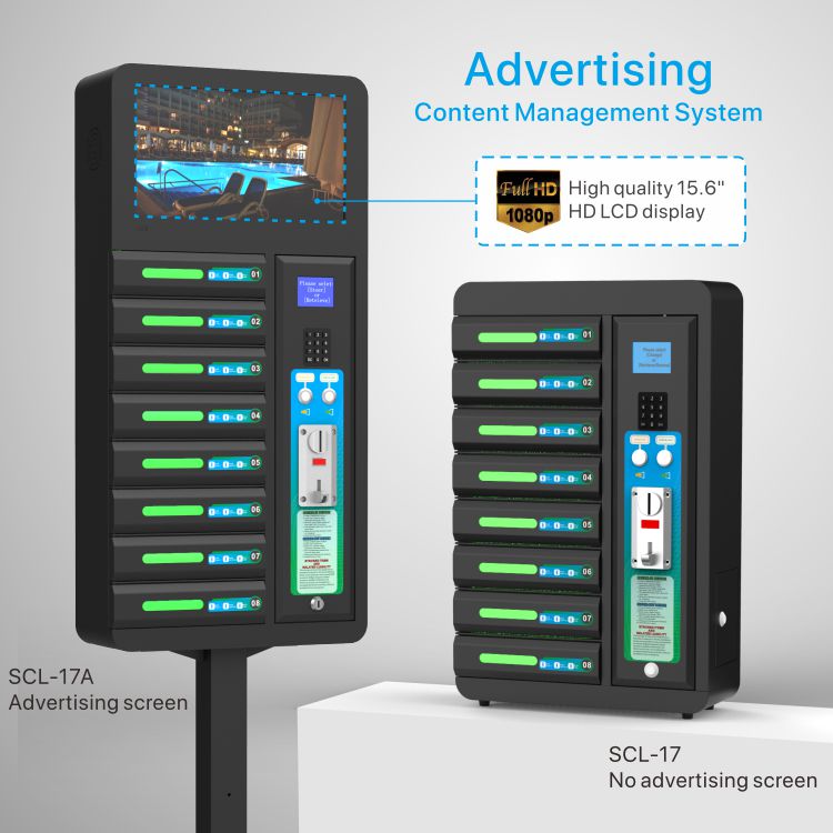 Умный зарядный шкафчик с 8 отделениями