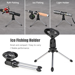 <span class=keywords><strong>Support</strong></span> de pêche sur glace OEM à trois pieds, portable, léger et réglable pour canne à pêche - Product Image 6