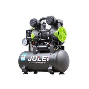 Compresseur d'air Julei 12L 220V sans huile, silencieux, à aubes, pour le travail du bois et la peinture - Product Image 1