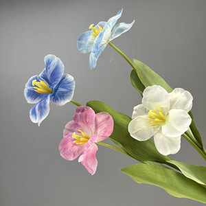 BF-A388 - 50 Tulipanes Artificiales Realistas <span class=keywords><strong>de</strong></span> Plástico para Decoración <span class=keywords><strong>de</strong></span> Bodas, Fiestas y Hogar, Arreglos Florales para <span class=keywords><strong>el</strong></span> Día <span class=keywords><strong>de</strong></span> la Madre y Navidad - Product Image 2