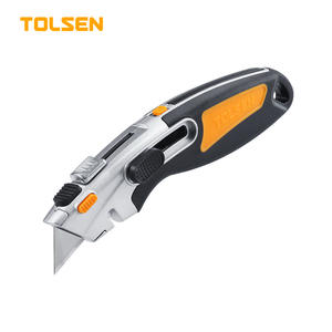 Cuchillo Multiusos de Bolsillo <span class=keywords><strong>TOLSEN</strong></span> 30019 de Doble Función con 2 Cuchillas Adicionales SK2 - Product Image 1
