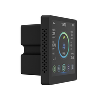 Moniteur de qualité de l'air portable, détecteur intelligent de chauffage et de refroidissement, capteur PM2.5, VOC, PM10, vitesse du ventilateur intérieur, température, contrôle HVAC
