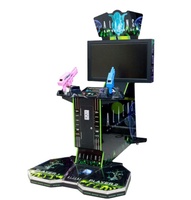 Dinibao 42 LCD Aliens Extermination Gun simulateur de tir d'arcade machine de jeu à pièces pour parc d'attractions