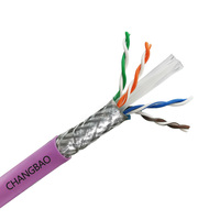 Cable Ethernet Cat6 SFTP Changbao - 4 Pares, Conductor CCA de 23AWG, Cable de Red RJ45 para Interiores, Cable Ethernet RJ45 Cat6 para Interiores