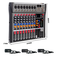 Console de Mixage Professionnelle 8 Canaux à Prix Fabricant – Table de Mixage Audio Sonore DJ