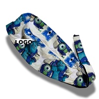 Gorro Quirúrgico con Estampado de Doctor de Dibujos Animados, Forrado de Satén, Transpirable, Unisex, para Enfermeras, Uso Hospitalario, Logotipo Personalizado OEM