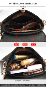 Nuevo patrón de cocodrilo de cuero Pu correa de hombro ajustable bolso de hombro con solapa Simple semicírculo <span class=keywords><strong>Flip</strong></span> Cover Saddle Bag Mujer - Product Image 6