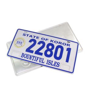 Plaque d'immatriculation personnalisée pour moto tout-terrain, motocross, avec impression UV - Product Image 2