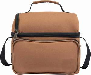 Bolsa Térmica para Almuerzo de Doble Compartimento de Lujo 2024, Lonchera Bento, Botella, Logotipo Personalizado Impreso, Patrón Impreso, Venta Caliente, Almacenamiento de Alimentos - Product Image 1