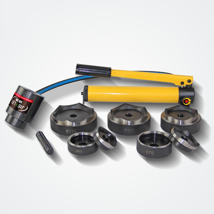 thumbnail image 2 of 10 Ton Hydraulic Knockout Hole Punch Driver Kit 1/2 To 2 Inch With 6 Dies 2 of 10