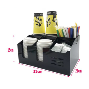 Disposable Coffee Paper Cup Holder Acrylic <strong>Mug</strong> Display <strong>Stand</strong> for Storage Rack - Product Image 4
