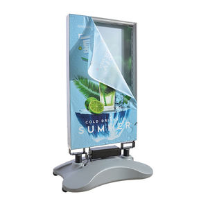 Seg lleno de agua, caja de luz exterior, <span class=keywords><strong>cartel</strong></span> de calle, caballete de Metal, tablero de sándwich, letrero de pavimento <span class=keywords><strong>para</strong></span> publicidad - Product Image 2