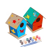 Kit de maison d'oiseau en gros bricolage décoration Arts artisanat nichoirs bricolage nichoir en bois