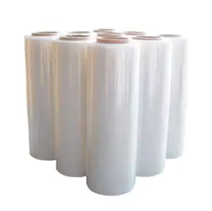 Large Rolls of Industrial Machine Wrapping Film Stretch Film Plastic Packaging Protective Strong High Self-adhesive PE Package