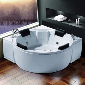 Jacuzzi Esquinero Kamalu para 4 Personas, Estilo Japonés, 4000K, Bañera de Hidromasaje Portátil Integrada de 2 m de Longitud con Rebosadero para Uso en Exteriores - Product Image 2