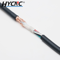 HYCNC Abgeschirmtes Flexibles Kupferkabel 3/4/5/6 Adern PVC-Isoliertes Steuerkabel für Holzbearbeitungs-CNC-Maschinen Ersatzteile