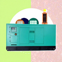 50kva 100kva 150kva 200kva Diesel Auto Start 50/60Hz Genset Tipe Silent Kontainer EPA CE