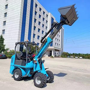 Дизельный фронтальный мини-погрузчик Euro 5 для фермерских хозяйств, грузоподъемность 1000 кг, с телескопической стрелой, лидер продаж - Product Image 3