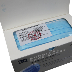 Masques faciaux médicaux jetables, <span class=keywords><strong>niveau</strong></span> <span class=keywords><strong>1</strong></span> <span class=keywords><strong>ASTM</strong></span>, vente en gros, boîte de 50 pièces - Product Image 2