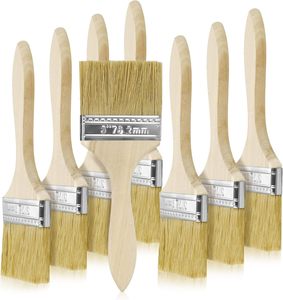 Ensemble de brosses à copeaux polyvalentes pour la peinture, les teintures, les vernis, l'époxy, la colle, les résines, les murs et les grands projets - Product Image 1