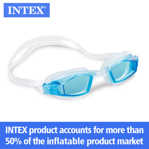 INTEX 55682ฟรีสไตล์กีฬาแว่นตาดำน้ำตลกว่ายน้ำป้องกันแว่นตาดำน้ำสีชมพูสีดำสีฟ้าสนุกว่ายน้ำแว่นตา - Product Image 5