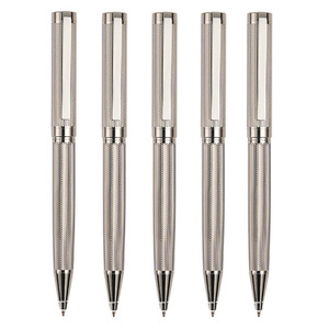 Bolígrafo de Metal Gris Metálico de Lujo Ejecutivo con Logotipo Personalizado Grabado, Bolígrafo de Bola Novedoso y Pesado con Logotipo Grabado para Regalo o Promoción - Product Image 3