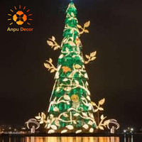 Watianpu — décor de décoration extérieure de 4M, lampes à Led, motifs artificiels 3d, design Unique, en forme de gâteau, centre commercial, arbre de noël, nouveau style, 2021