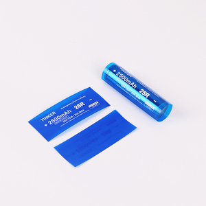 18650 pin màu xanh pin thu nhỏ bao bì màu xanh <span class=keywords><strong>PVC</strong></span> nhiệt thu nhỏ phim dày 150 mm Pin gói nhiệt Thu Nhỏ Ống - Product Image 4