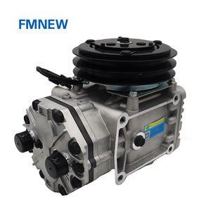 Compresor de <span class=keywords><strong>Aire</strong></span> <span class=keywords><strong>Acondicionado</strong></span> para Automóvil de 12 V/24 V 5266 N83-304141T, N83304141T, ET210L25237C, Tipo York, Compatible con Kenworth - Product Image 2