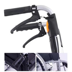 Silla de ruedas manual para discapacitados, scooter de pequeño volumen para ancianos, equipo de rehabilitación con respaldo para discapacitados - Product Image 4