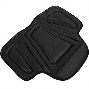 Pad d'équitation sans selle avec étriers |   Tapis de selle sans arceau en polaire |   Équipement d'équitation avec coque extérieure en coton respirant - Product Image 1