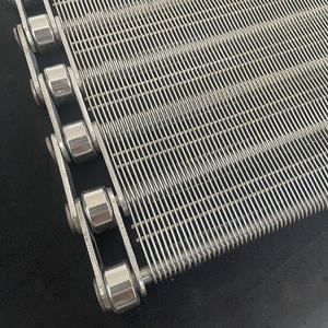 Patates üretim hattı için üretici paslanmaz çelik göz bağlantı tel örgülü konveyör - Product Image 1