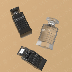 ขวดน้ำหอมแก้วดีไซน์พิเศษขนาด 100 มล. พร้อมหัวฉีดแบบปั๊ม ฝาขวดปรับแต่งได้ พิมพ์ลายบนพื้นผิว บรรจุภัณฑ์พรีเมียมพร้อมกล่อง - Product Image 5