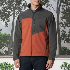 Chaqueta Softshell Impermeable y Cortavientos con Cremallera, Forro de Piel de Oveja, Cuello Vuelto, Tallas Grandes, Funcional, de Moda de Invierno para Hombre - Product Image 3