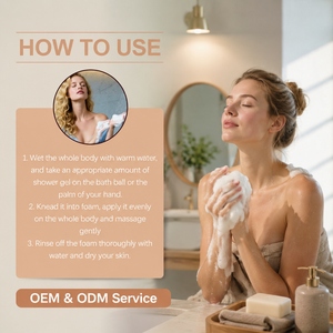 OEM/ODM Gel de Ducha Santal Humectante, Espuma Cremosa y Rica, Limpieza Suave de la Piel, Fragancia Amaderada Cálida, Aroma Duradero, 100 ml - Product Image 6