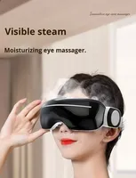 Masseur intelligent électrique pour les yeux, massage vibrant avec chaleur et compression, musique pour soulager le stress