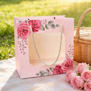 Bolsa de Papel Kraft de Lujo Personalizada con Logotipo Impreso, Bolsa de Compras para Boutique y Minoristas, para Regalos - Product Image 2