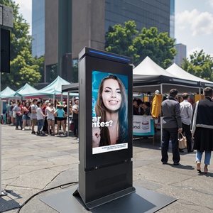 Pantalla de TV para Exteriores Resistente al Agua, Pantalla de Doble Cara de Alto Brillo, Cartel de Señalización Digital de 43, 55, 65, 75 y 86 Pulgadas - Product Image 1