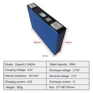 แบตเตอรี่ลิเธียม NMC 3.7v 58ah 60Ah 62Ah 153ah 180ah 234ah 280ah แบตเตอรี่แบบชาร์จได้ แบตเตอรี่ลิเธียมไอออน - Product Image 2