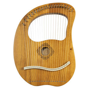 <span class=keywords><strong>Harpe</strong></span> lyre 21 cordes métalliques classique en bois massif d'acajou - Product Image 1