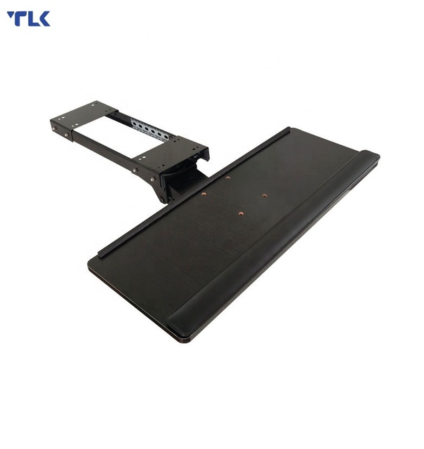 Under Desk Keyboard Mouse Platform Tray Office Desk Computer Adjustable Height Keyboard Tray