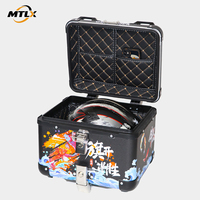 Nouvelle arrivée, boîte à bagages arrière pour moto en aluminium imperméable 42L, IP67, fermeture rapide, rangement pour casque, compatible avec toutes les motos