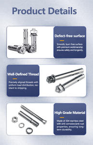 201/304/316 bullone di ancoraggio di azionamento a martello In acciaio inossidabile esterno esteso tipo di espansione Drop-In - Product Image 6