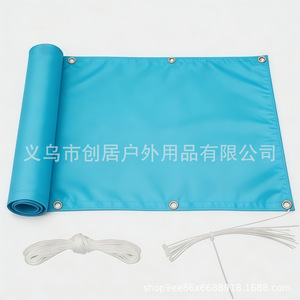 Bâche de protection Oxford personnalisée 1500-2000 mm, imperméable, pour abri solaire extérieur, avec cordes et piquets - Product Image 2
