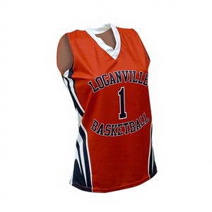 Uniforme de basket-ball à manches courtes de couleur personnalisée, respirant et à séchage rapide, 100% polyester, sublimation de haute qualité - Product Image 1
