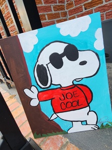 OEM ODM Présentoir en acrylique Snoopy Joe Fan Art Peinture Personnage de <span class=keywords><strong>bande</strong></span> <span class=keywords><strong>dessinée</strong></span> Peanuts - Product Image 1