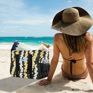 Extra <b>Large</b> Recycled Waterproof Tote <b>Bag</b> for <b>Beach</b> Shopping Low MOQ Thick Portable Customs logo Laundry <b>Beach</b> <b>Bag</b> - Product Image 6
