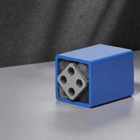 Amortiguador de Vibraciones de Goma con Módulo Elástico Original Suizo ROSTA, Soporte Industrial para Amortiguación de Impactos, Compatible con IStock, Puede Reemplazar a TECNIDEA
